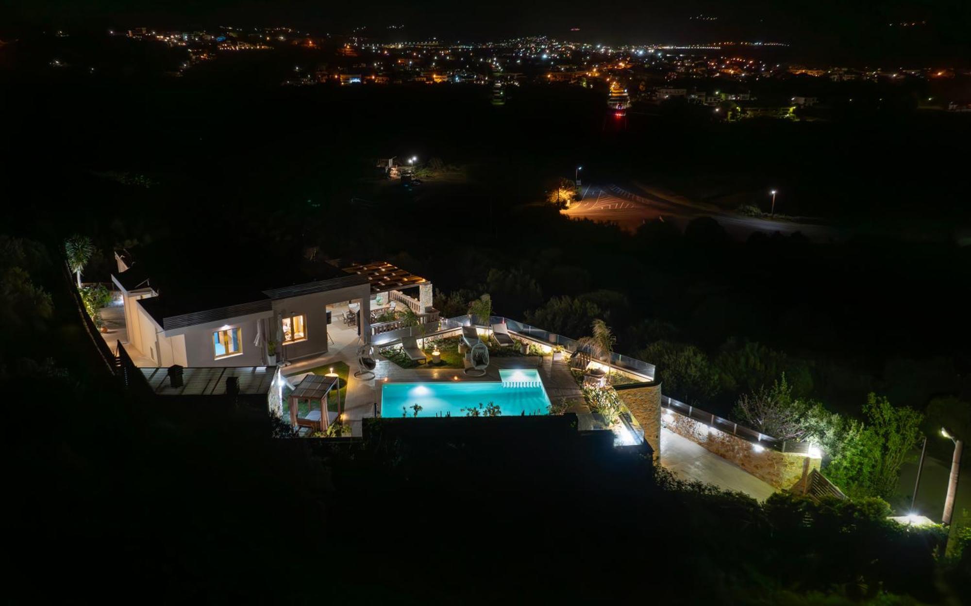 Villa Lady Dafni with private heated pool Maleme Esterno foto