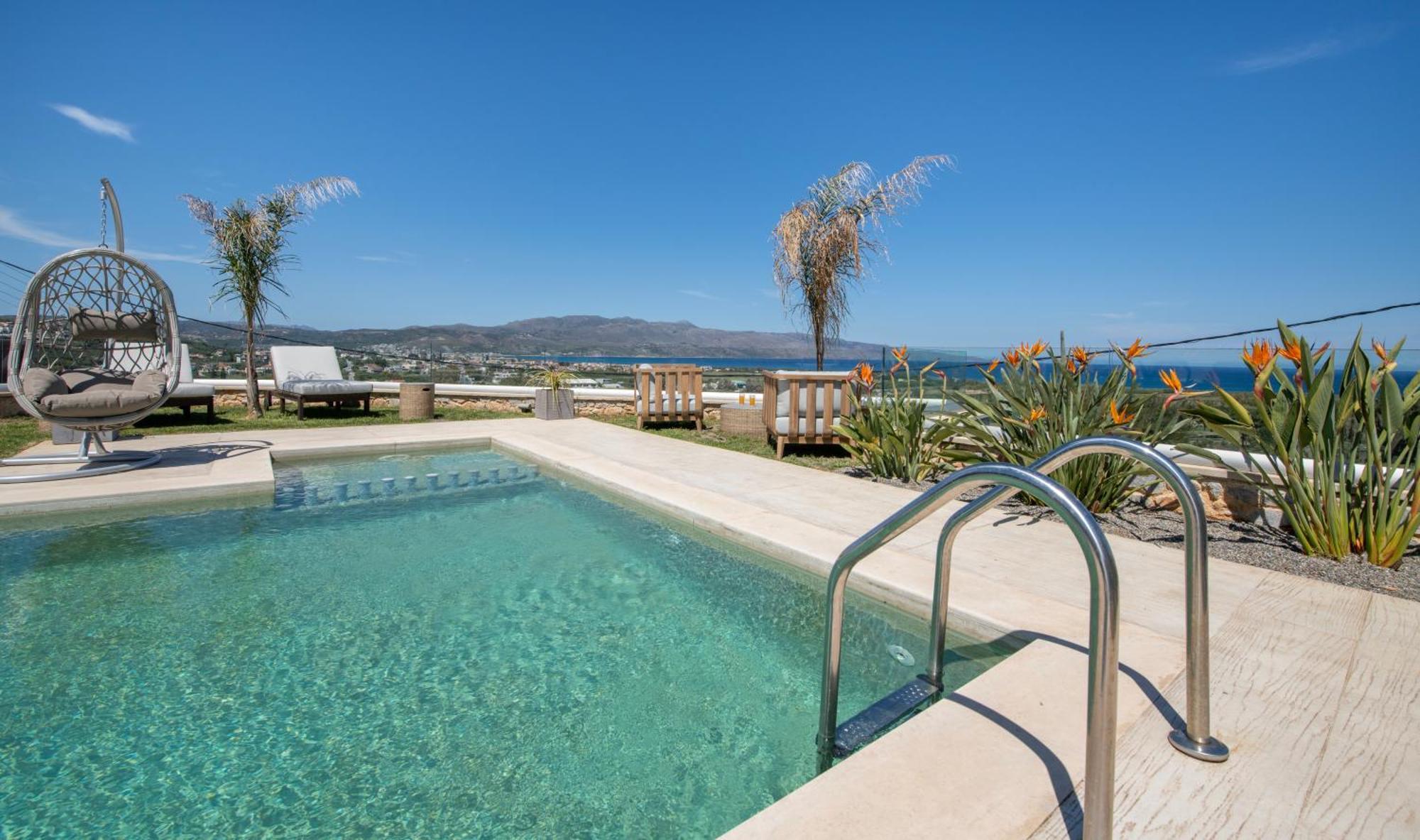 Villa Lady Dafni with private heated pool Maleme Esterno foto