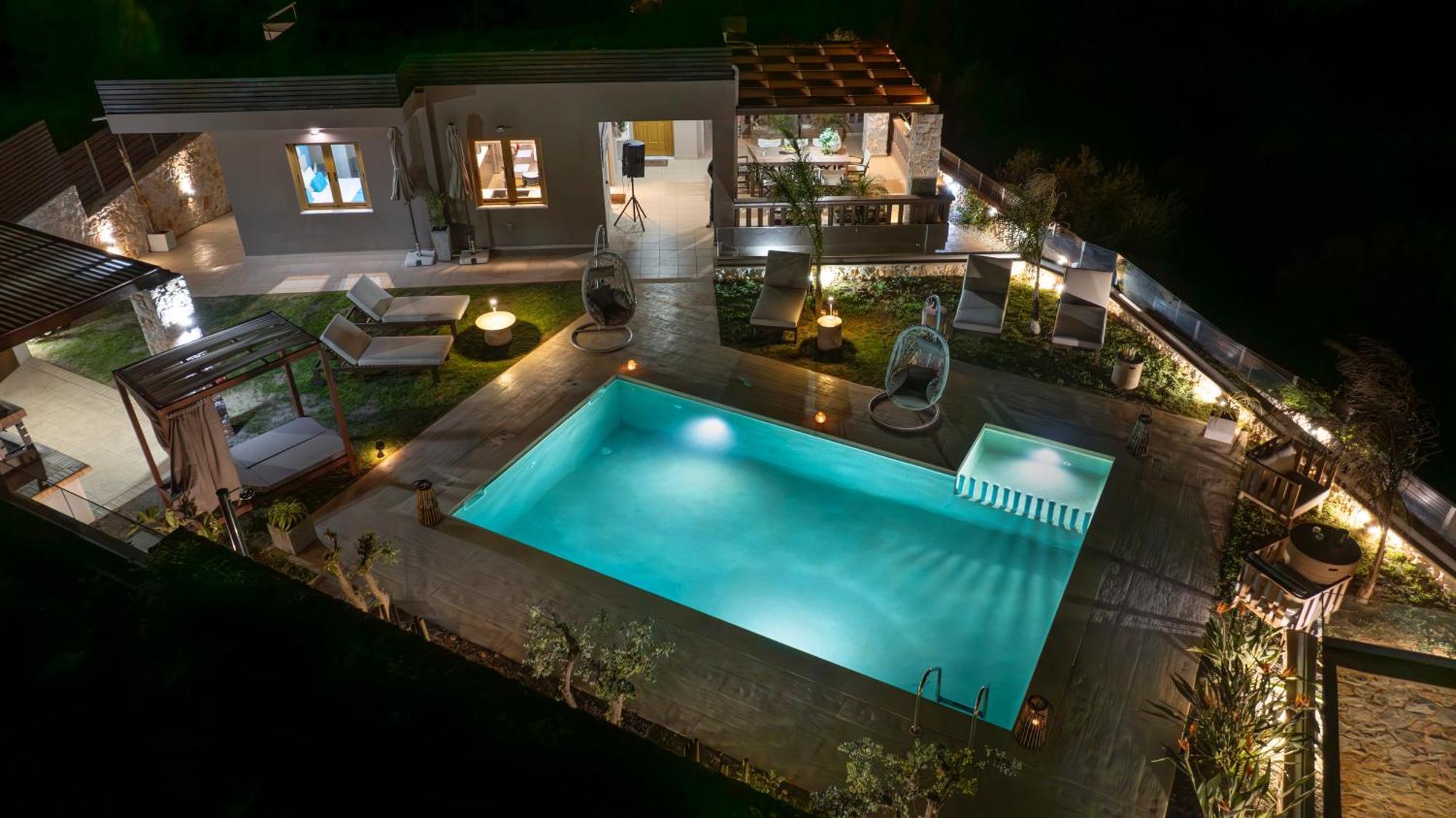 Villa Lady Dafni with private heated pool Maleme Esterno foto