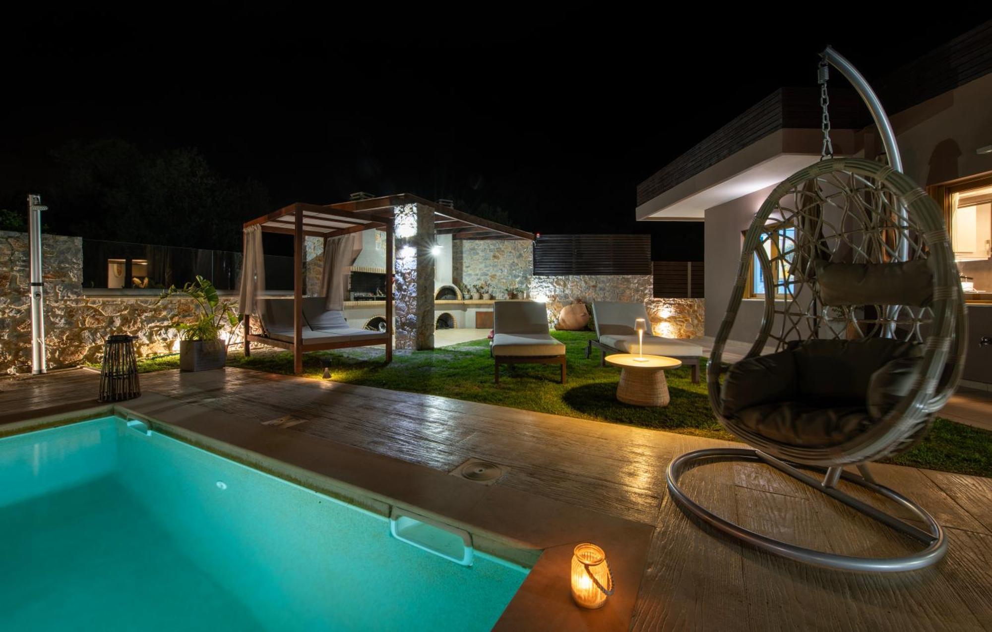 Villa Lady Dafni with private heated pool Maleme Esterno foto