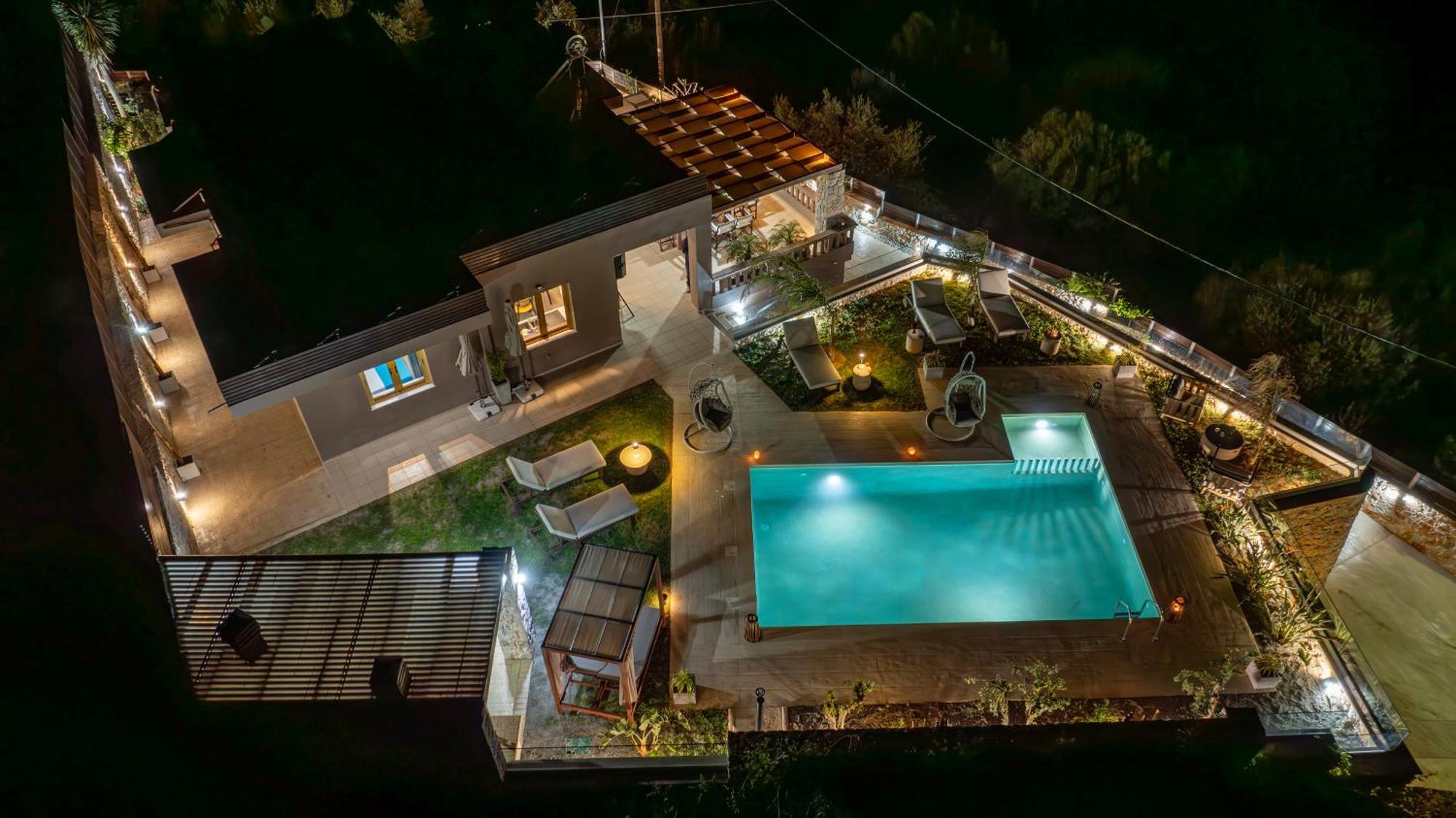 Villa Lady Dafni with private heated pool Maleme Esterno foto